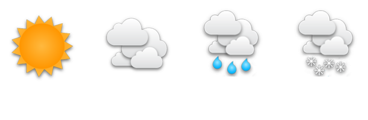 天気アイコンの種類